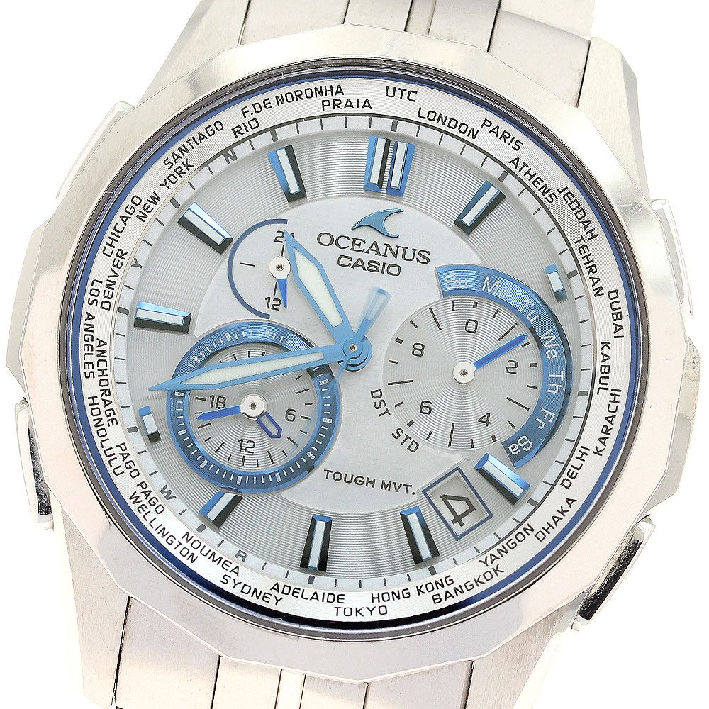 カシオ CASIO OCW-S1400PW-7AJF オシアナス マンタ シェル文字盤 