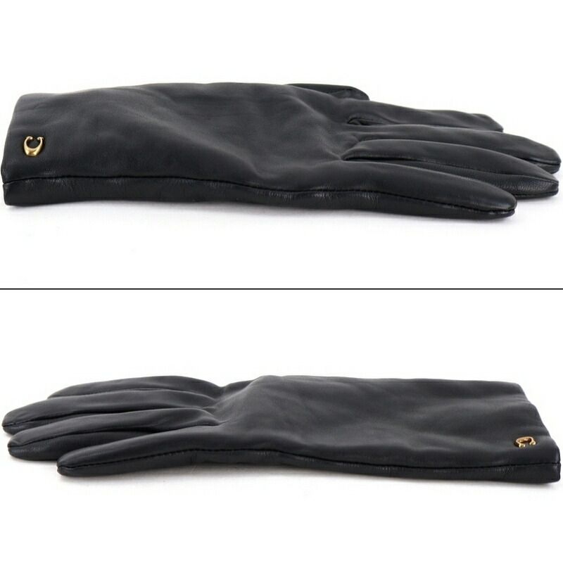 コーチ 手袋 レディース スカルプテッド シグネチャー レザー テック