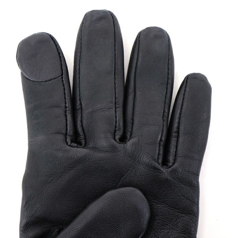 コーチ 手袋 レディース スカルプテッド シグネチャー レザー テック