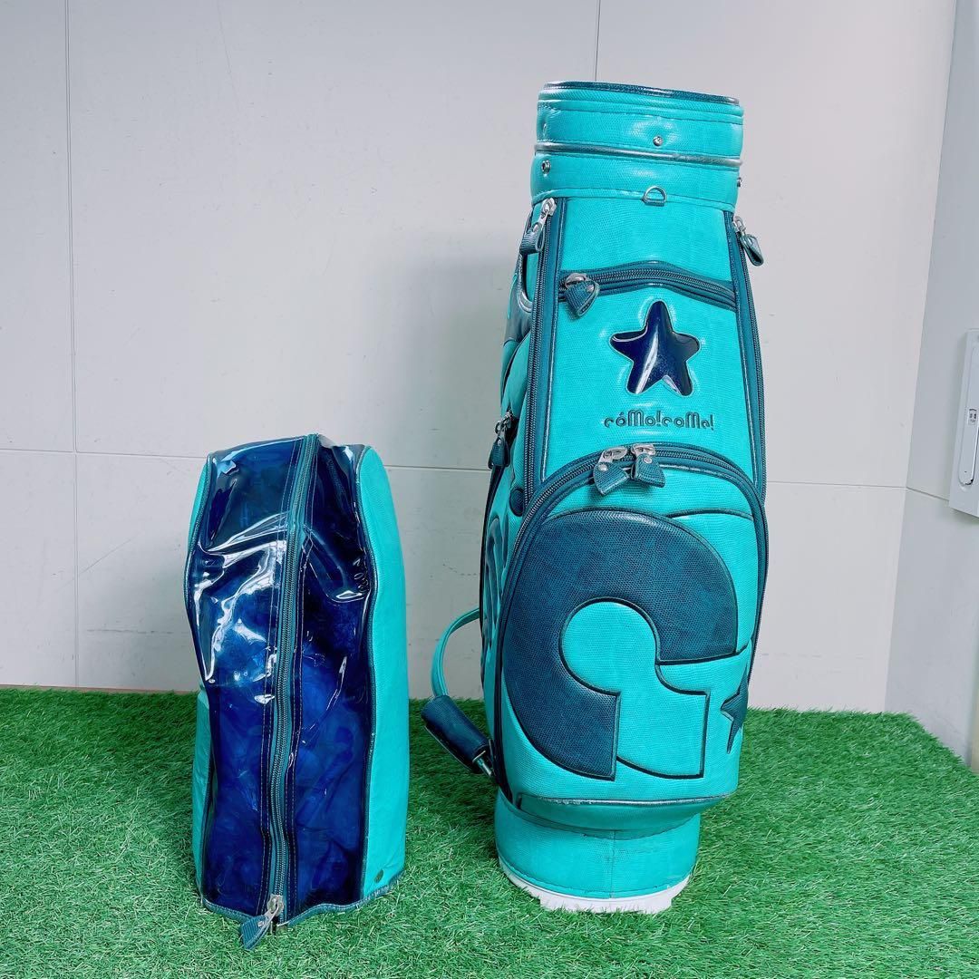  ゴルフ キャディバッグ como!come! コモコーメ 9型 6分割 D2692 スコアカード ゴルフバッグ キャディバッグ ゴルフ