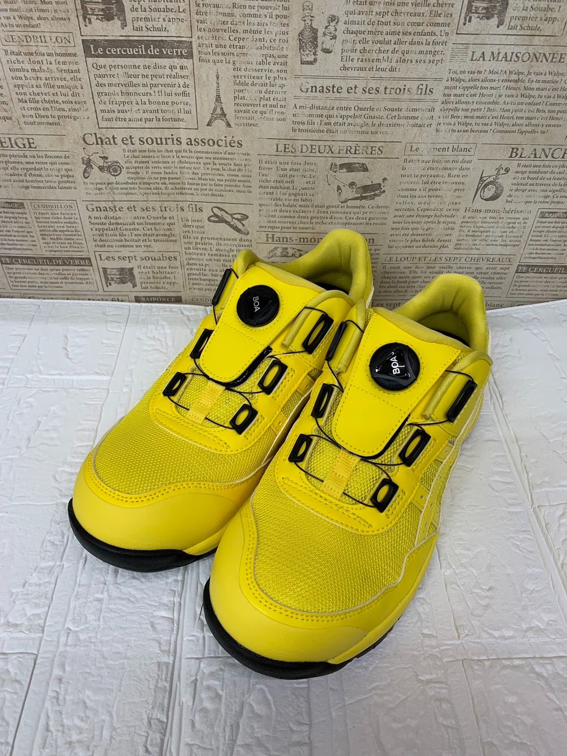 アシックス CP209 750カラー Vイエロー×Vイエロー 安全靴 安全