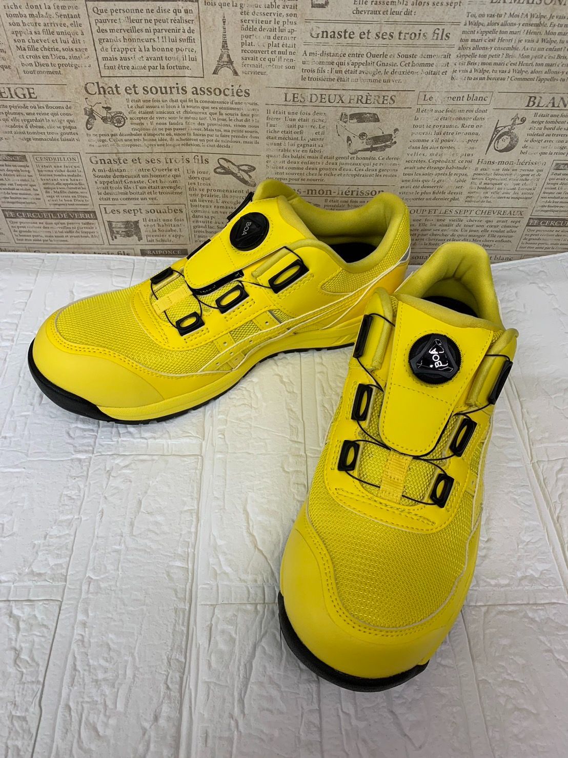 アシックス CP209 750カラー Vイエロー×Vイエロー 安全靴 安全