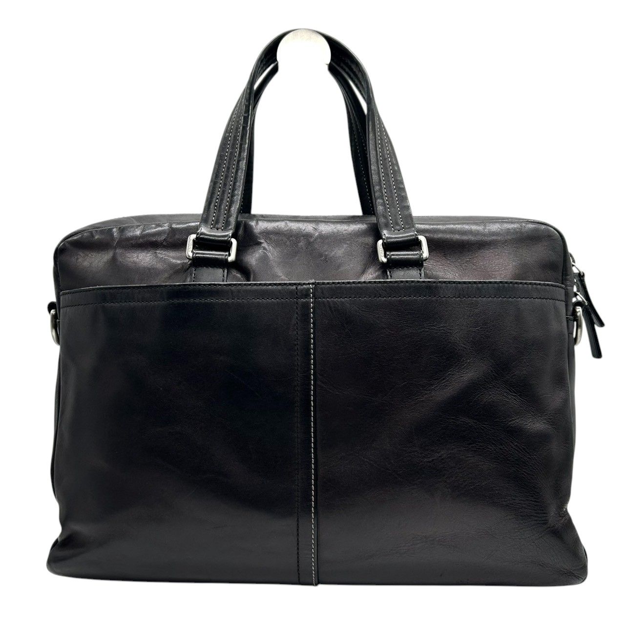 美品✨COACH ビジネスバッグ 2way レザー A4収納可 大容量 ブラック