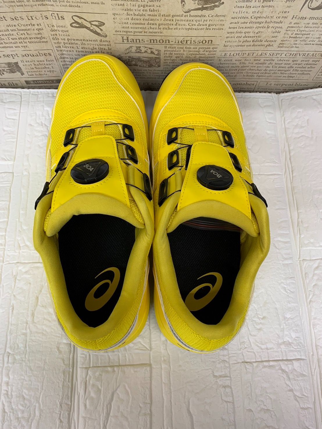 アシックス CP209 750カラー Vイエロー×Vイエロー 安全靴 安全