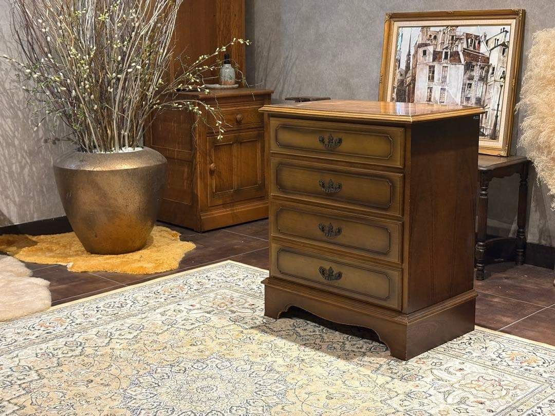 karimoku カリモク オールドチェスト 引出し4段 ビンテージ IG - メルカリ