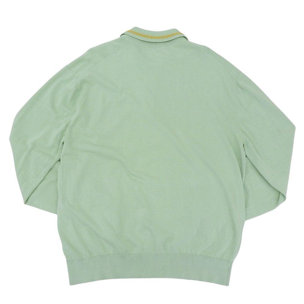 美品 24SS CABaN キャバン 長袖 コットン ニットポロシャツ 59-02-14