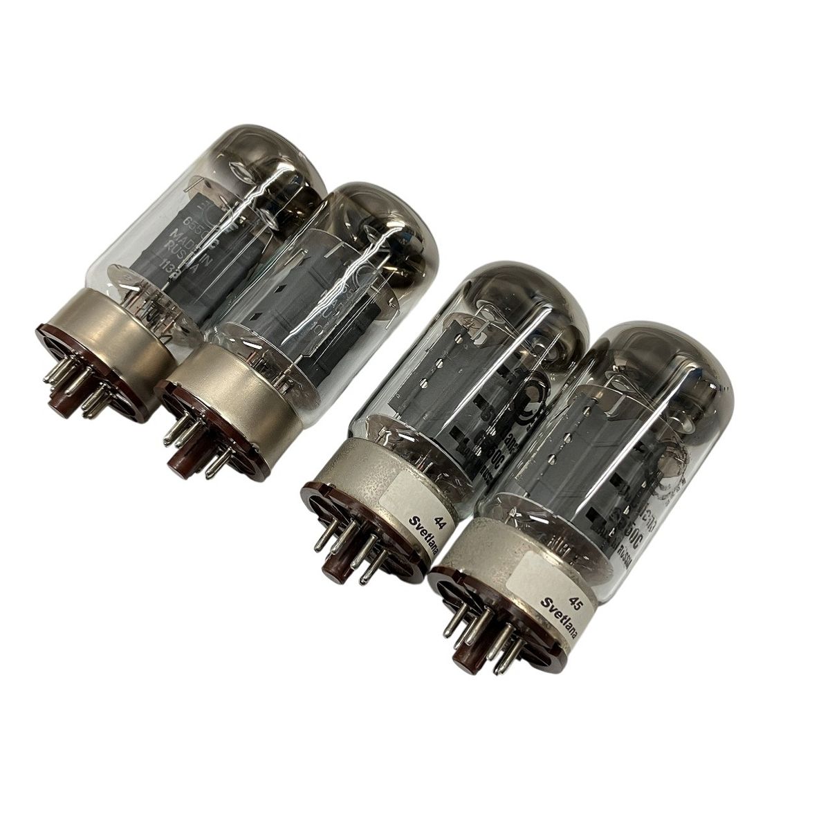Svetlana 6550C Winged Cロゴ スベトラーナ ロシア製 真空管 4本