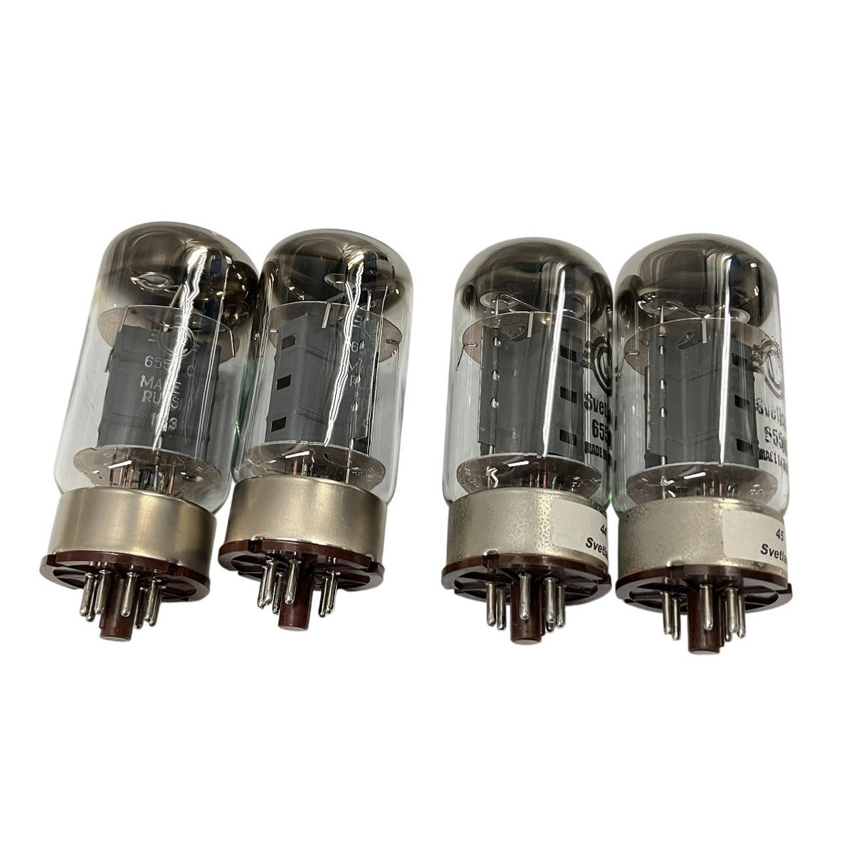 Svetlana 6550C Winged Cロゴ スベトラーナ ロシア製 真空管 4本