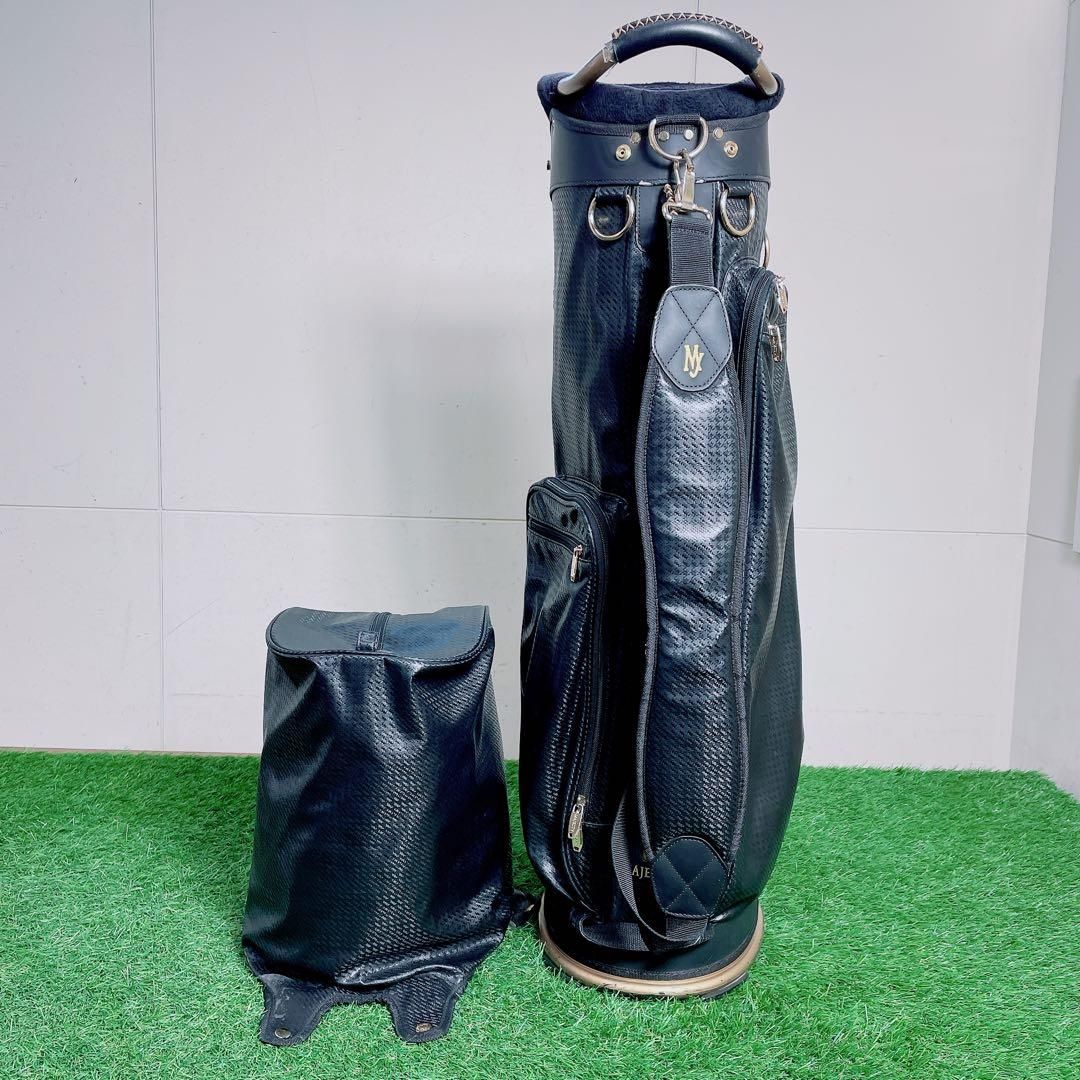 ゴルフ キャディバッグ MAJESTY マジェスティ 9型 5分割 黒 D2681