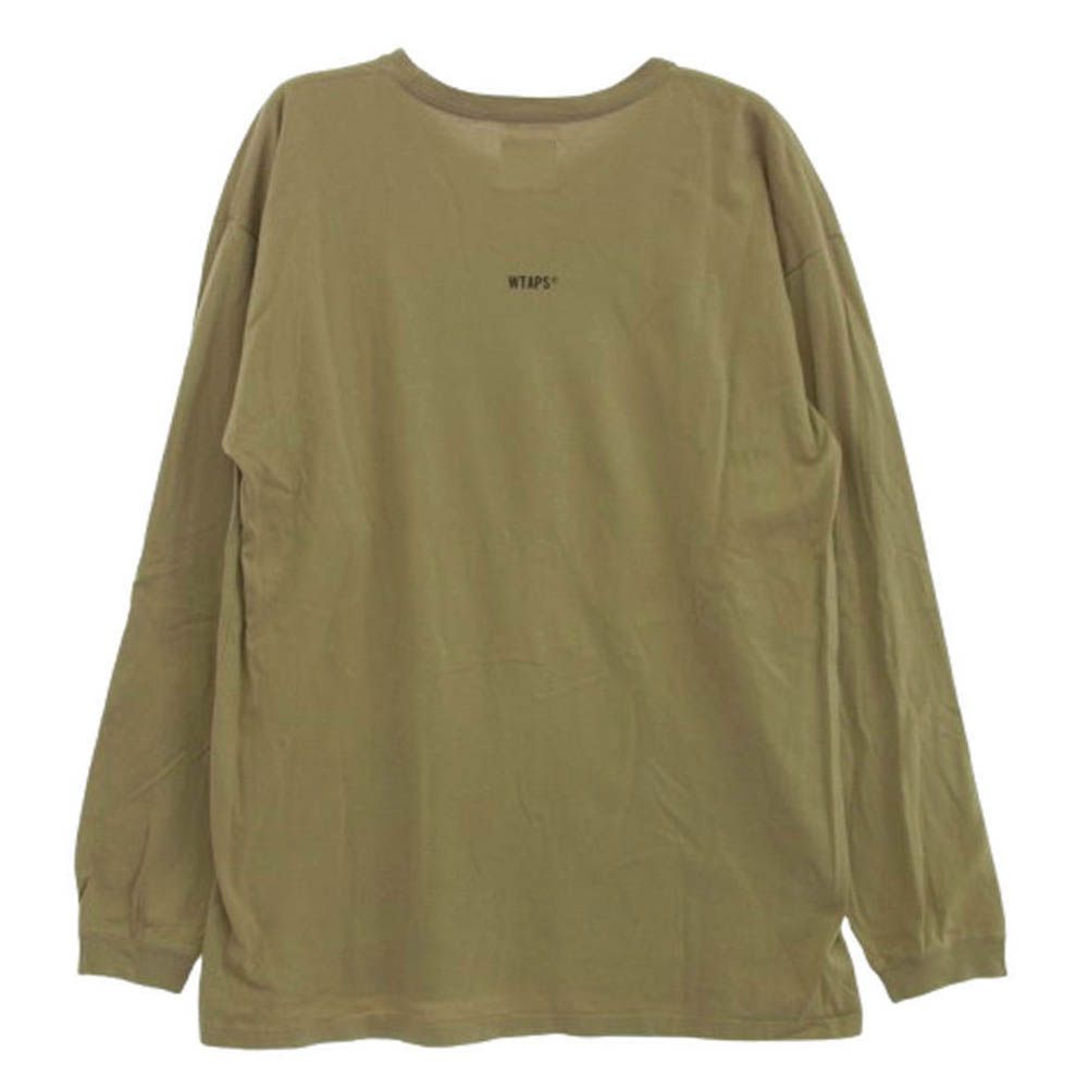 WTAPS ダブルタップス 20SS 201ATDT-LT01S WTVUA L/S TEE ロゴプリント 