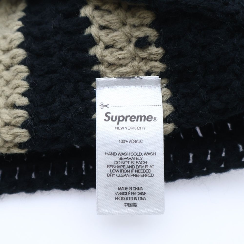 SUPREME (シュプリーム) 25AW Crochet Logo Beanie クロシェ ロゴ