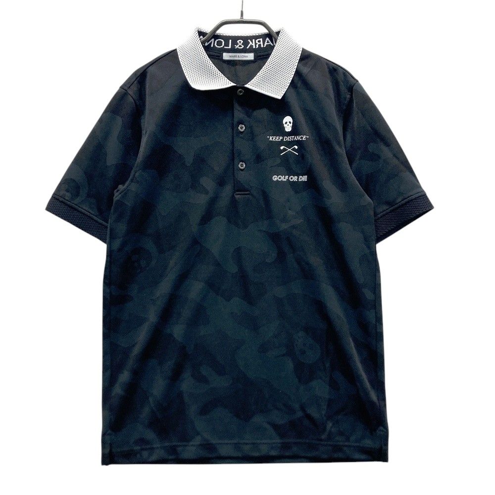 サイズ：46 MARK&LONA マークアンドロナ 半袖ポロシャツ 迷彩柄