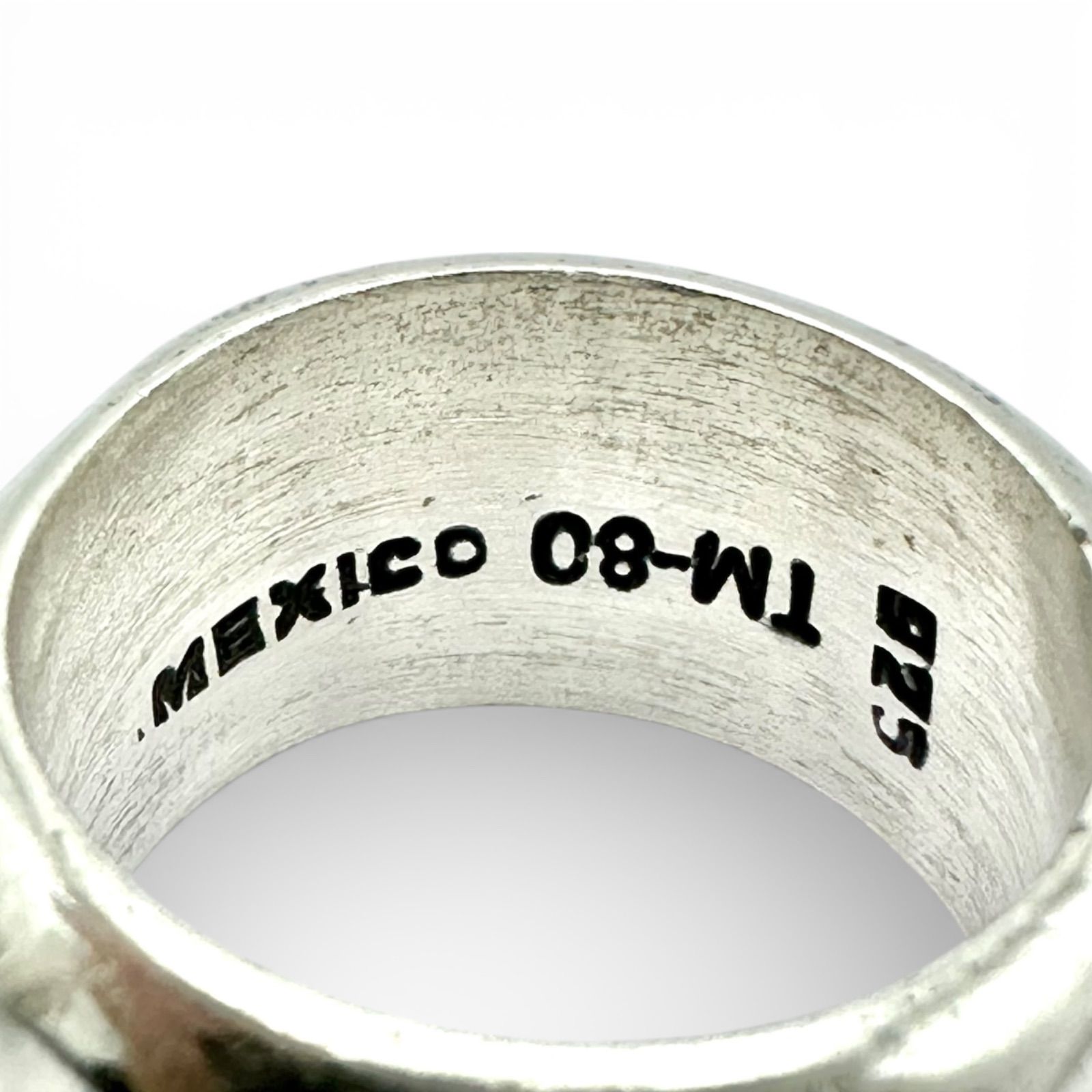 星の刻線】MEXICO メキシカンジュエリー Silver 925 刻印 90s Vintage