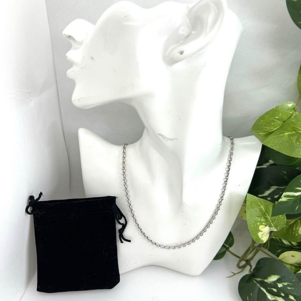 に*す様 GUCCI　チェーンネックレス50cm GUCCI あずき チェーンのみ 50cm ネックレス 5-48a-11 - メルカリ