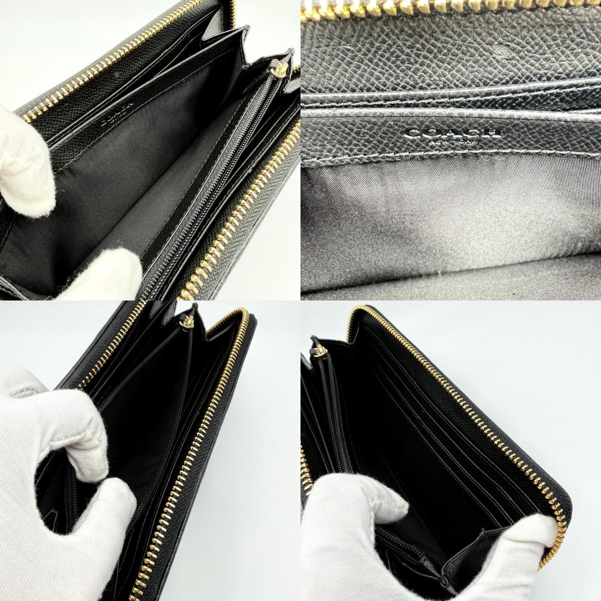 COACH（コーチ）シグネチャー ラウンドファスナー長財布 54630 PVC 
