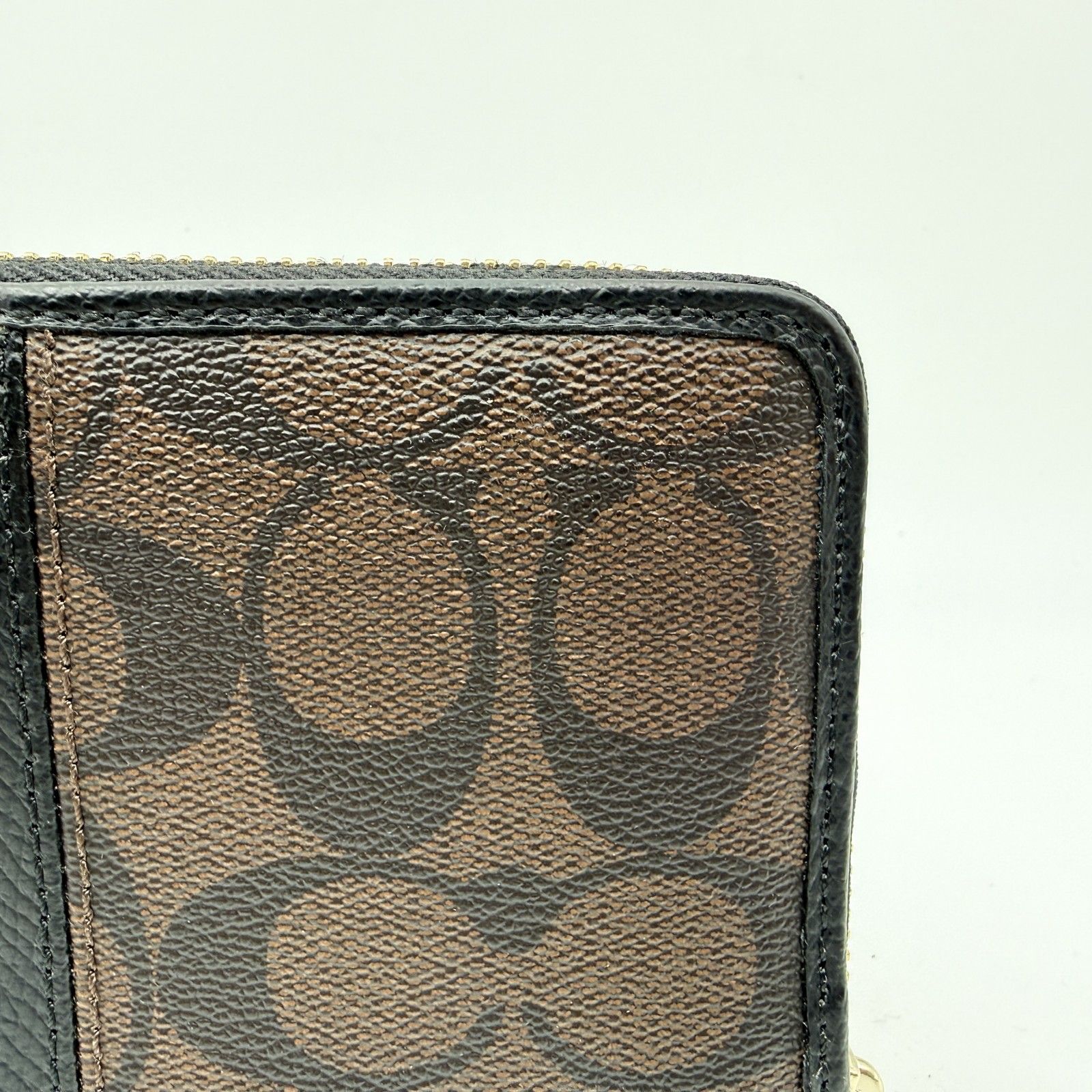 COACH（コーチ）シグネチャー ラウンドファスナー長財布 54630 PVC 
