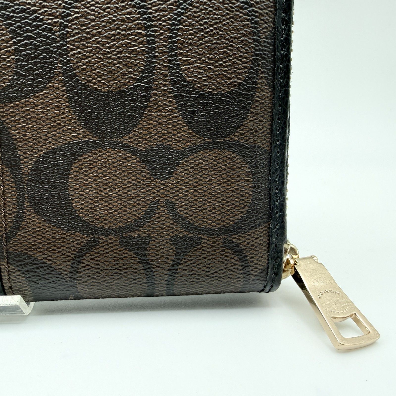 COACH（コーチ）シグネチャー ラウンドファスナー長財布 54630 PVC 