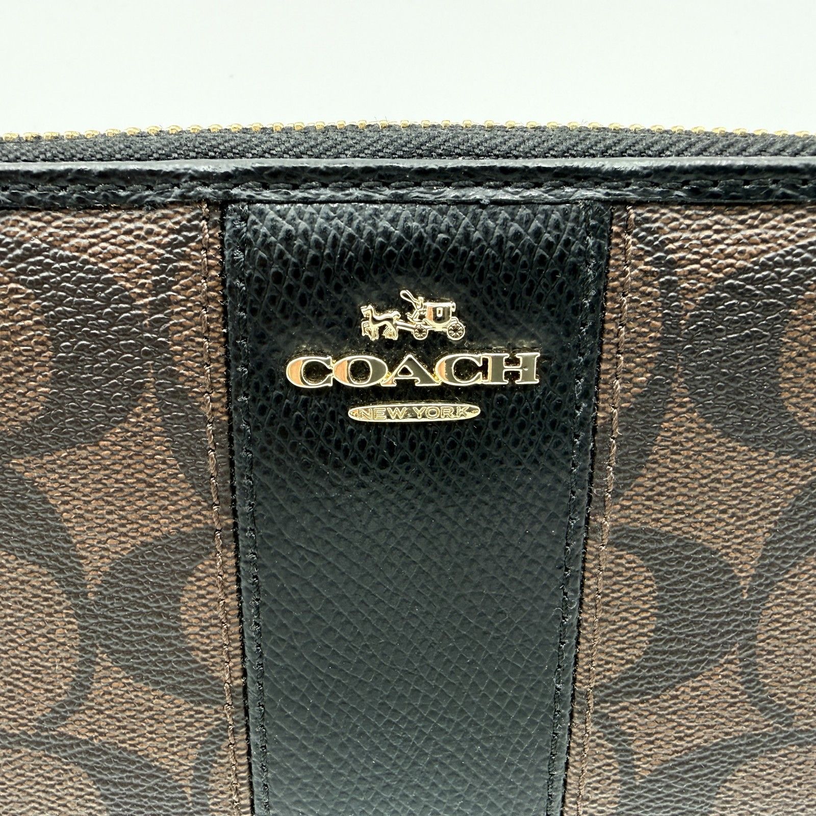 COACH（コーチ）シグネチャー ラウンドファスナー長財布 54630 PVC