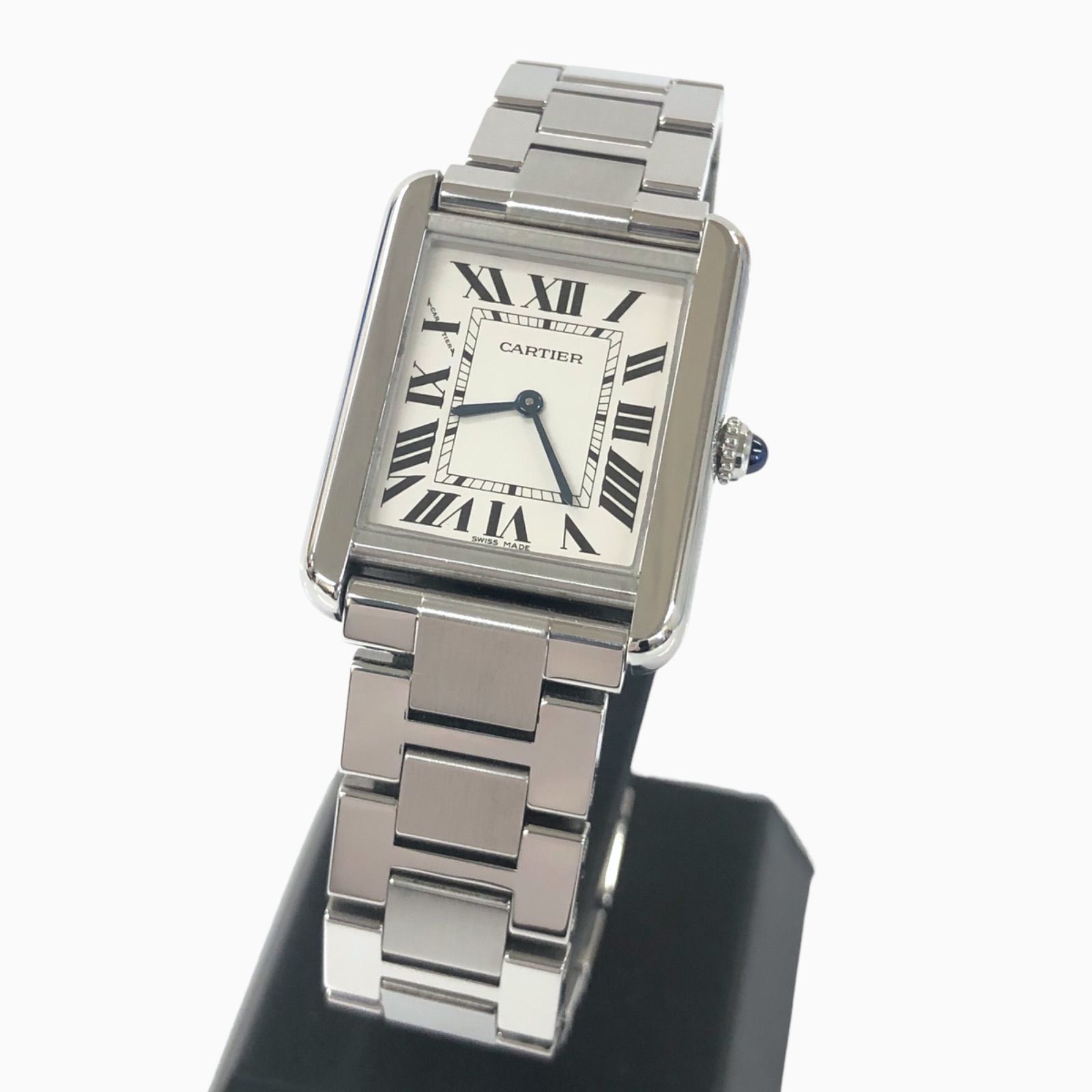 美品 Cartier カルティエ タンクソロSM W5200013 774629SX クオーツ 