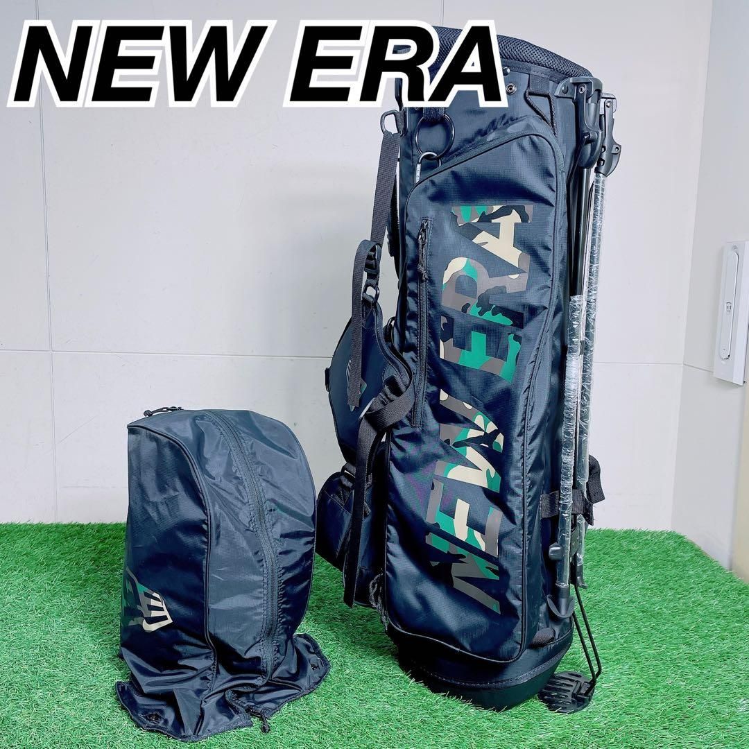 ゴルフ キャディバッグ ニューエラ NEW ERA スタンド式 9型 5分割
