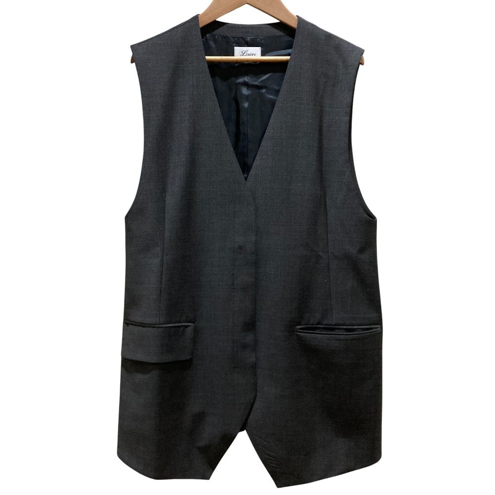 美品 24SS L’Appartement アパルトモン リジェール ウール ベスト ジレ 24010560511010 グレー レディース 古着 中古 USED 美品 24SS L'Appartement アパルトモン リジェール ウール ベスト ジレ