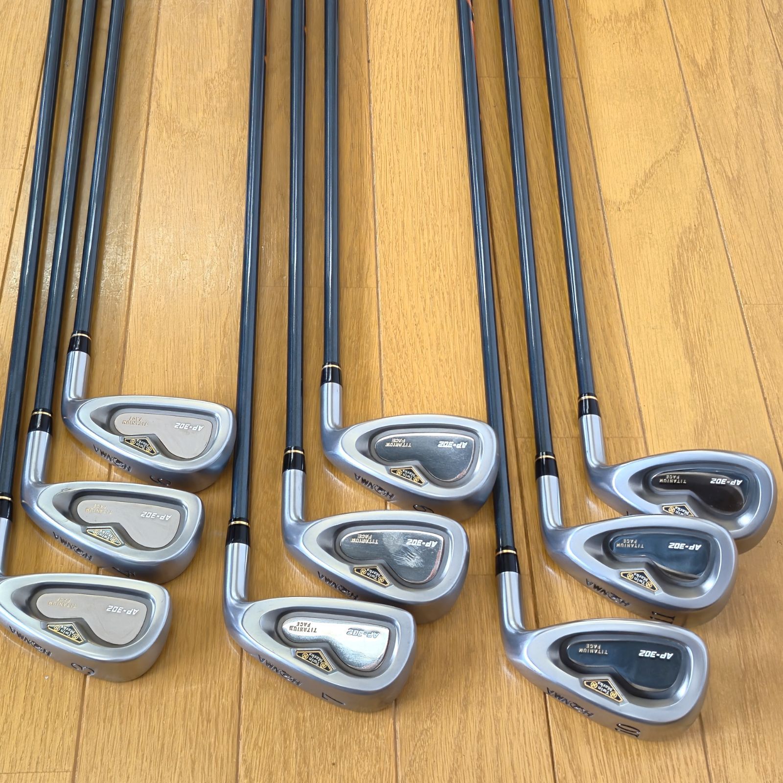 9本セット】 HONMA Twin Marks AP-302 3・4・6・7・8・9・10・11・SW 