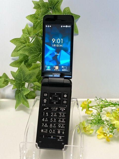 新品同様】SIMフリー SoftBank DIGNOケータイ3 902KC ブラック 本体