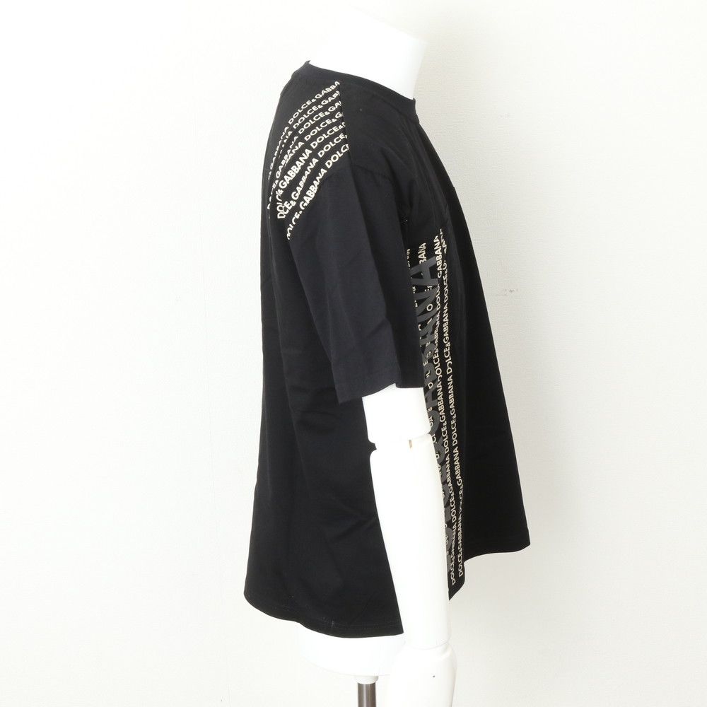 極美品 ドルチェアンドガッバーナ D&G ドルガバ ロゴ プリント 半袖 T