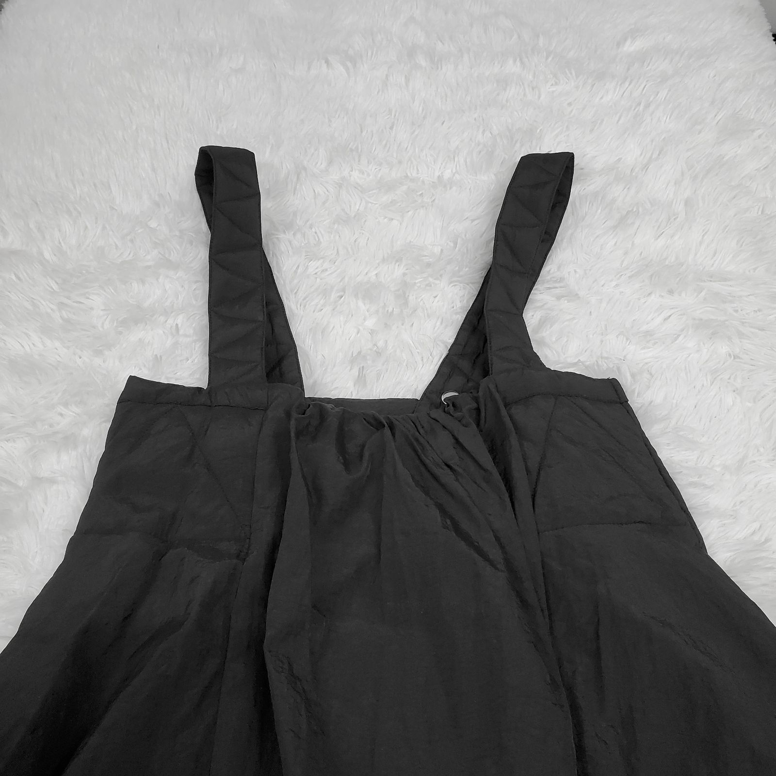 OMMO】QUILTING BALLOON OP キルティング バルーンワンピース ブラック