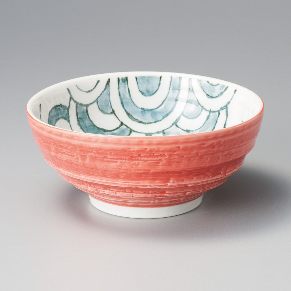 めで鯛6.0麺鉢（盛鉢）赤 - メルカリ