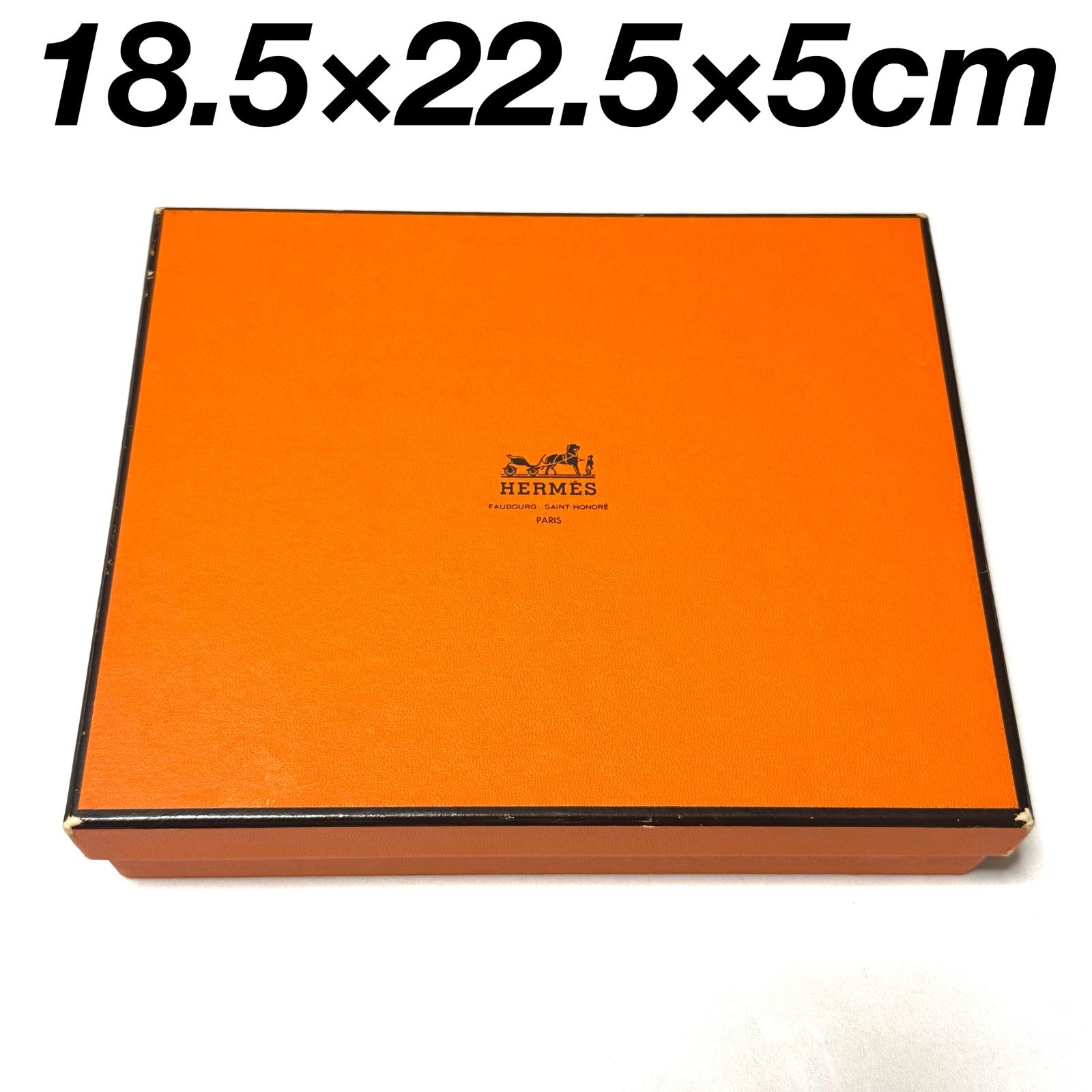 ②HERMES 空箱（小物、スカーフ、ベルトなど）18.5×22.5×5cm - メルカリ