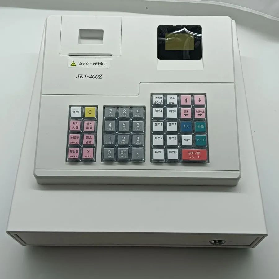 開梱品/化粧箱無し/中古品】クローバー電子 レジスター JET-400Z
