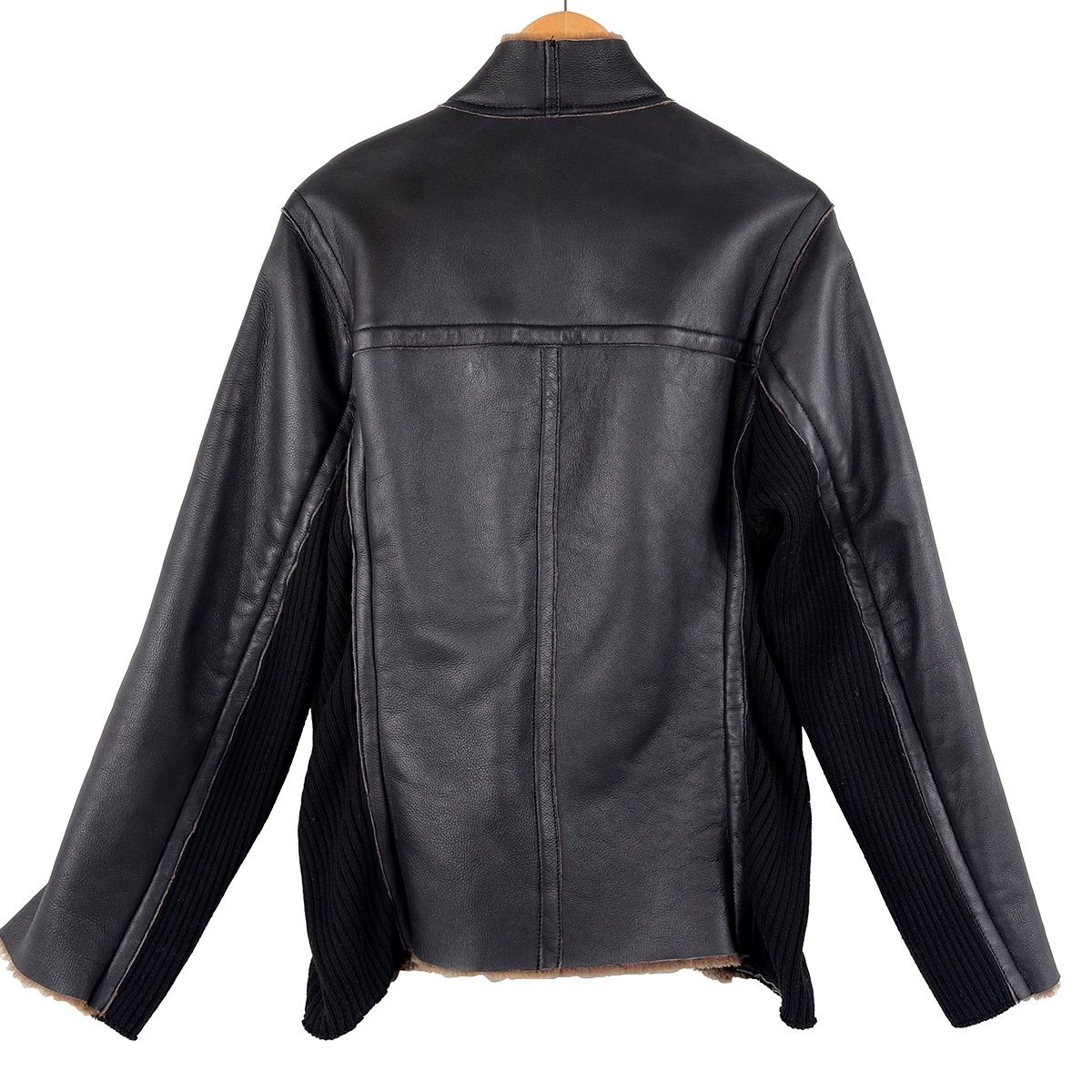 （未使用）Hugo Boss ブラック ラムレザージャケット HUGO BOSS】ヒューゴボス ラムレザー ジャケット ブラック 黒 メンズ