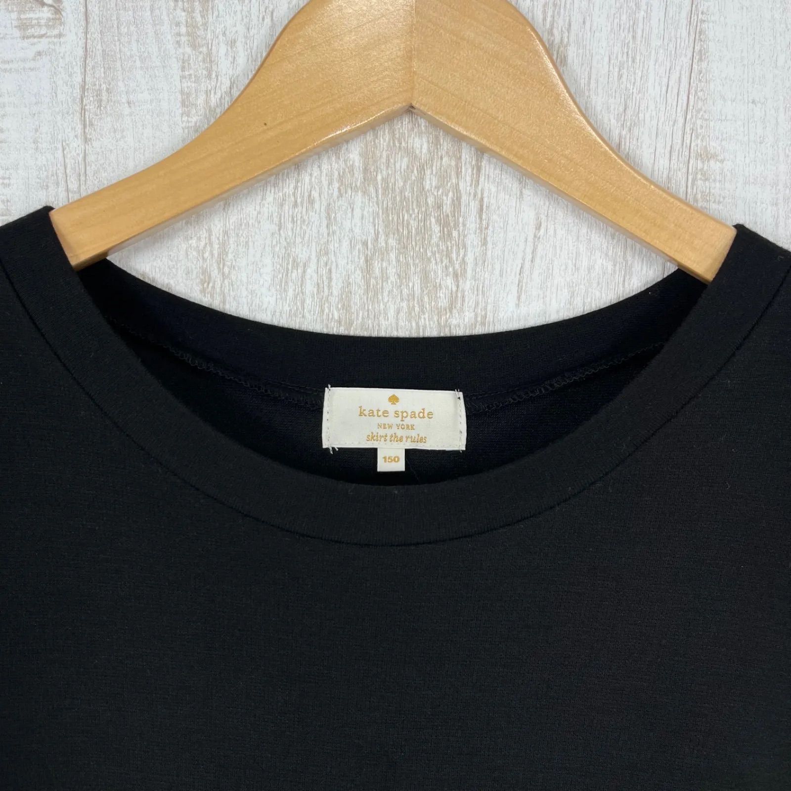 新品 ケイトスペード kate spade ドッキングワンピース 長袖 150 kate