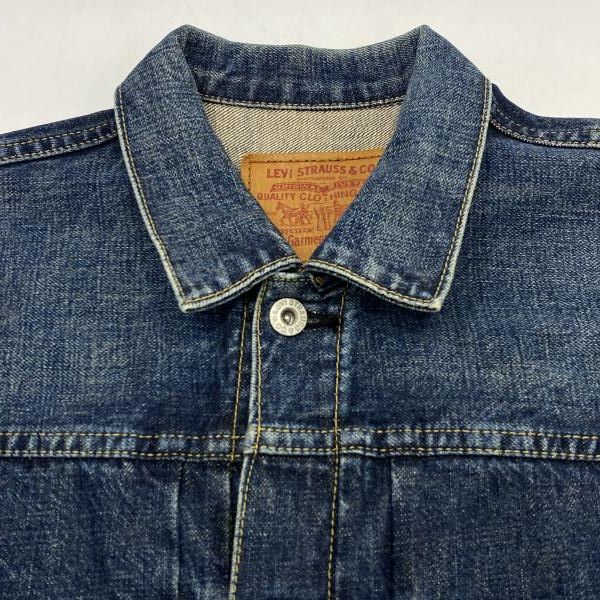 中古】LEVI'S 506 1st大戦モデル 復刻 デニムジャケット W40 ドーナツ