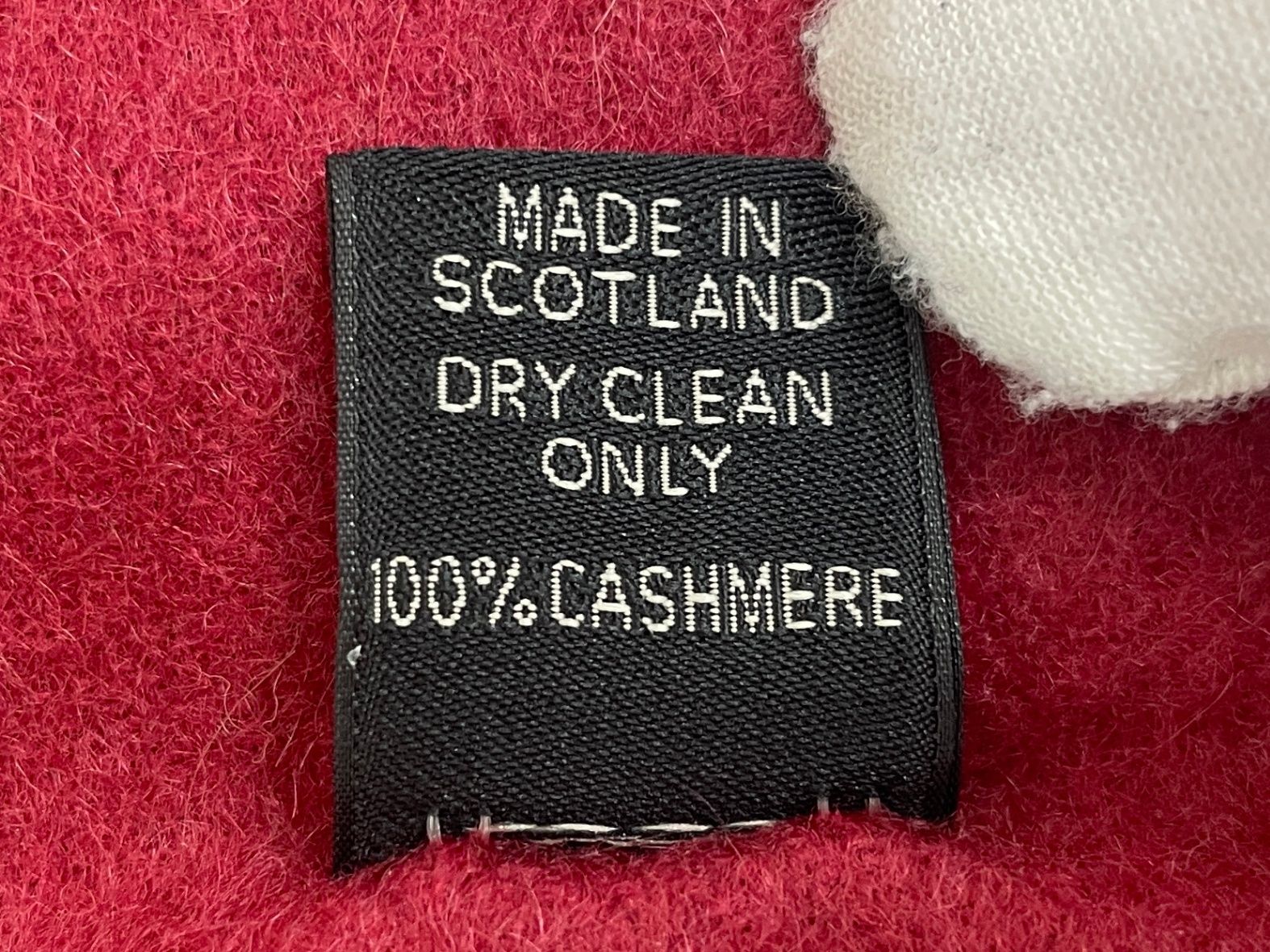 dunhill (ダンヒル) ロゴ マフラー カシミヤ100％ スコットランド製