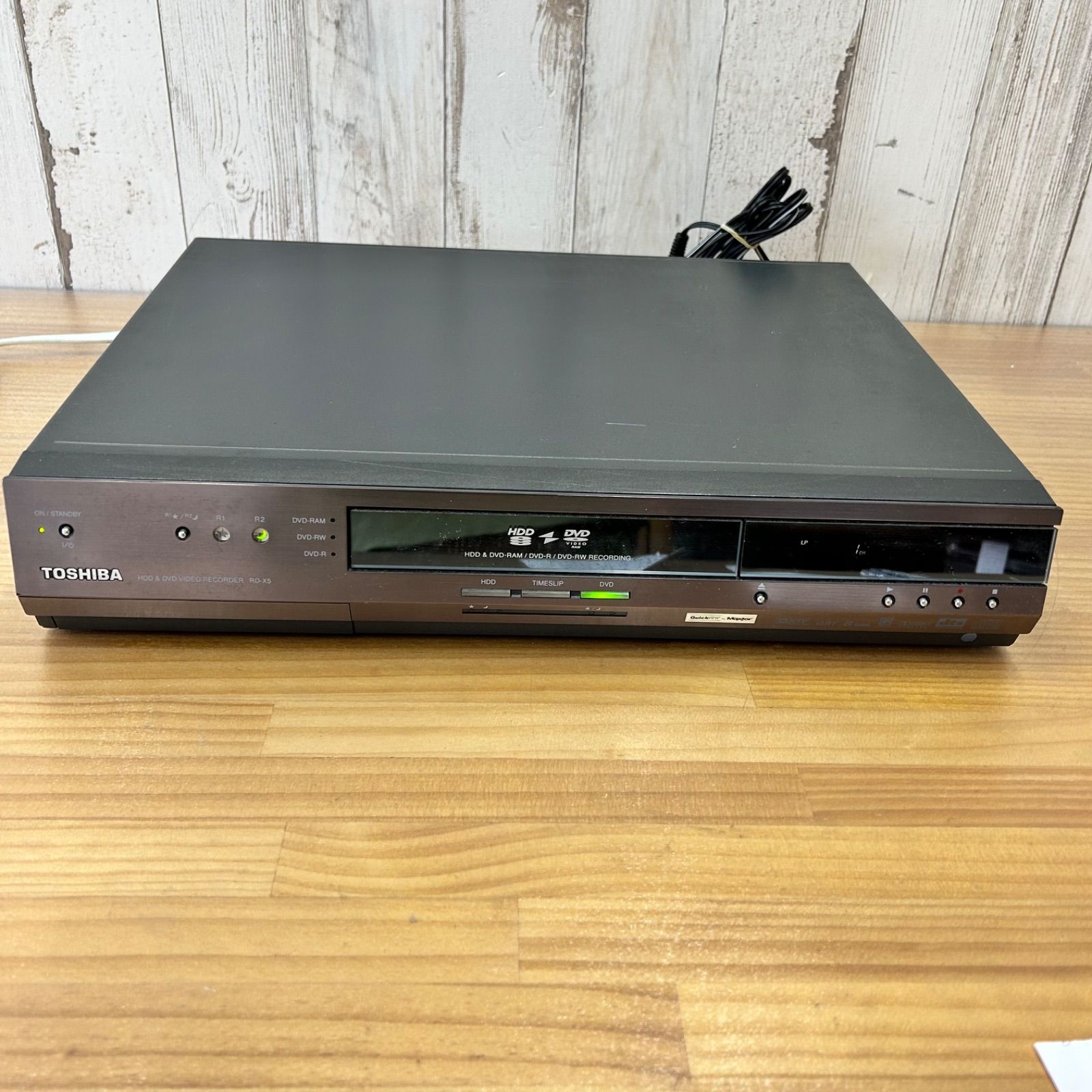 TOSHIBA RD-X5 HDD&DVDレコーダー 本体のみ 動作品 電源確認済み