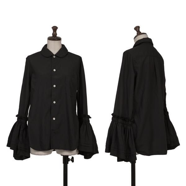 コムコム コムデギャルソンCOMME des GARCONS ポリギャザーフレア 