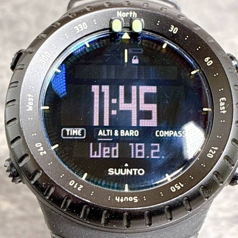 付属品多数☆スント(SUUNTO) スント コア オールブラック(SUUNTO CORE