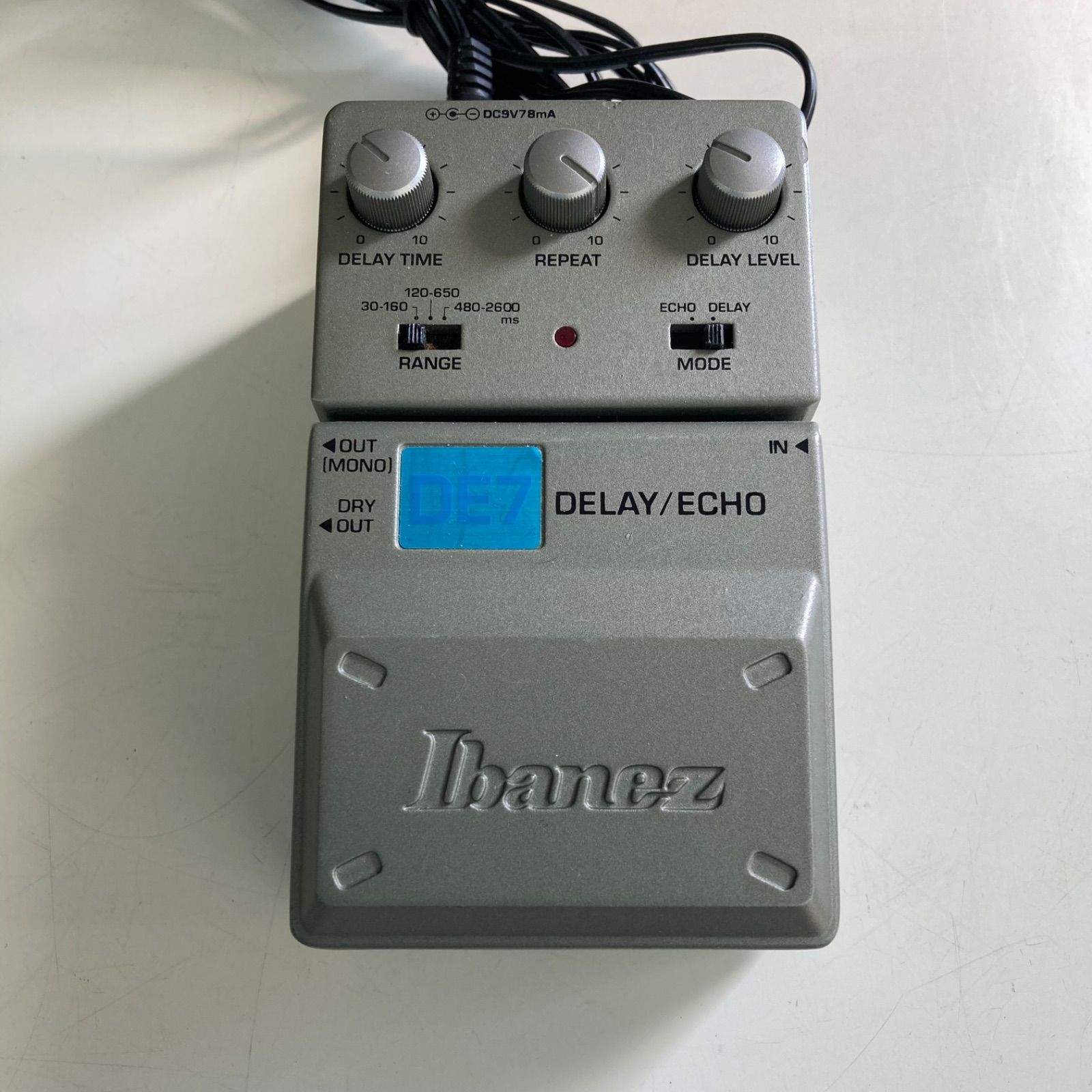 Ibanez アイバニーズ ディレイ/エコーエフェクター DE7 動作確認済