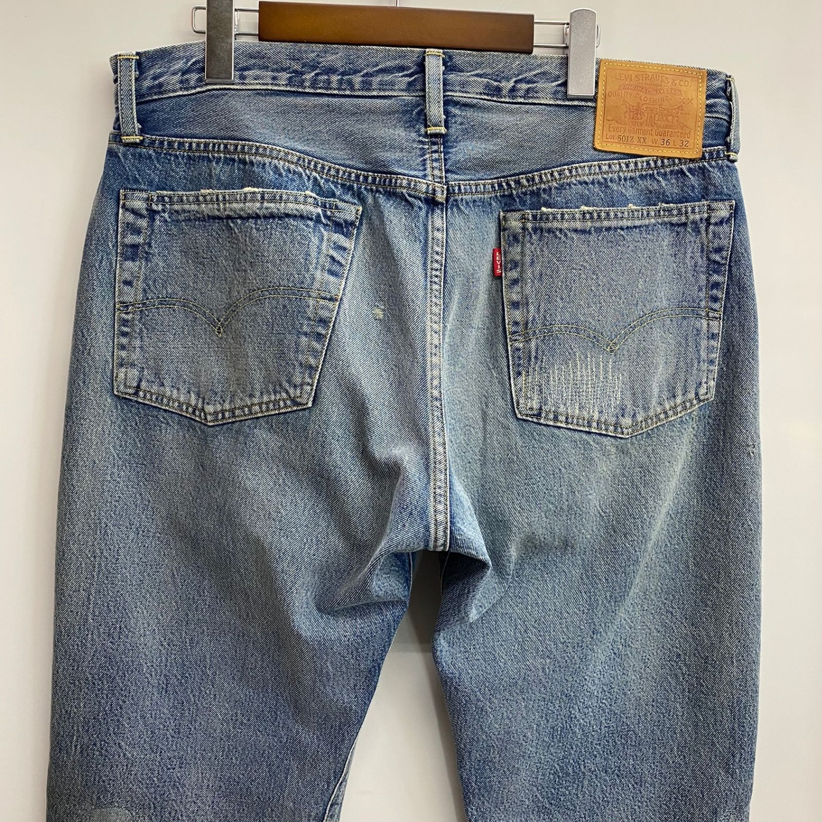 リーバイス Levi's LVC 501ZXX 1954モデル 赤耳 リペア加工 デニム