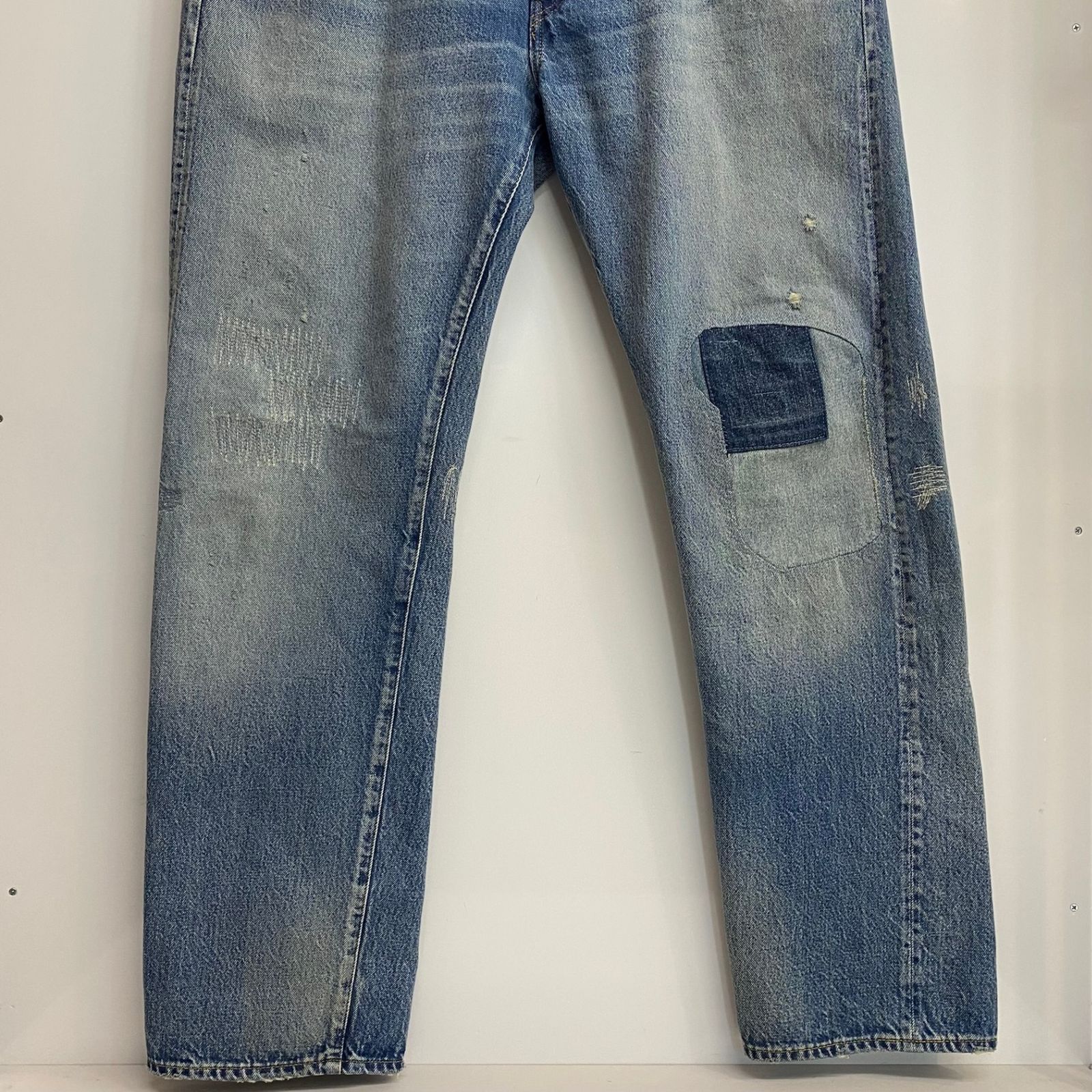 リーバイス Levi's LVC 501ZXX 1954モデル 赤耳 リペア加工 デニム