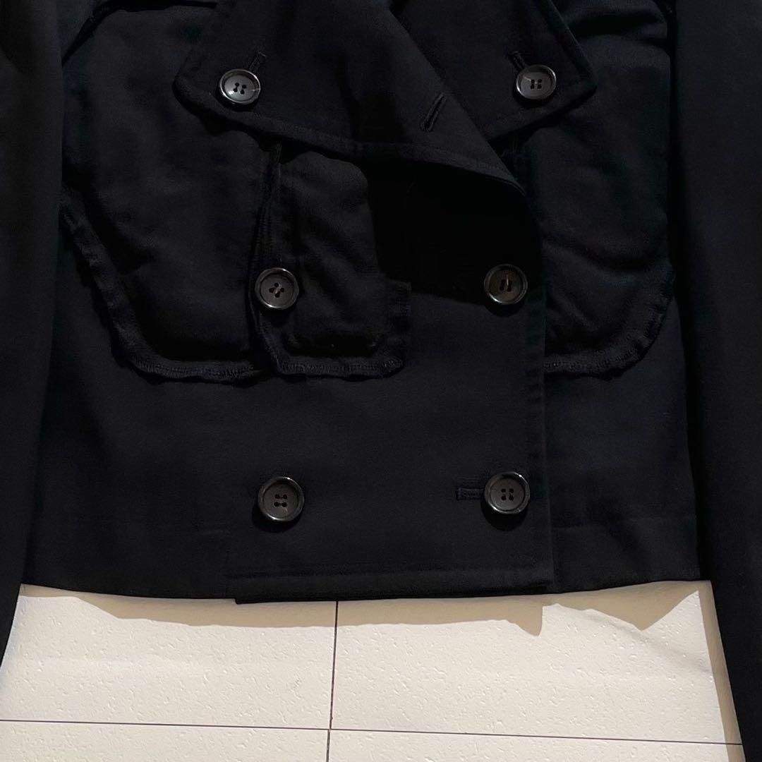 COMME des GARCONS short trench coat wool - メルカリ