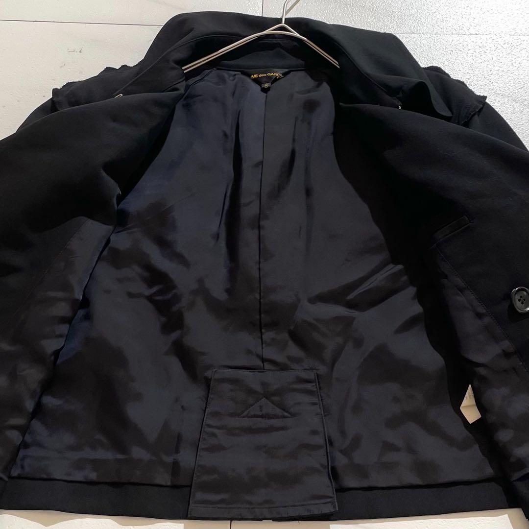 COMME des GARCONS short trench coat wool - メルカリ