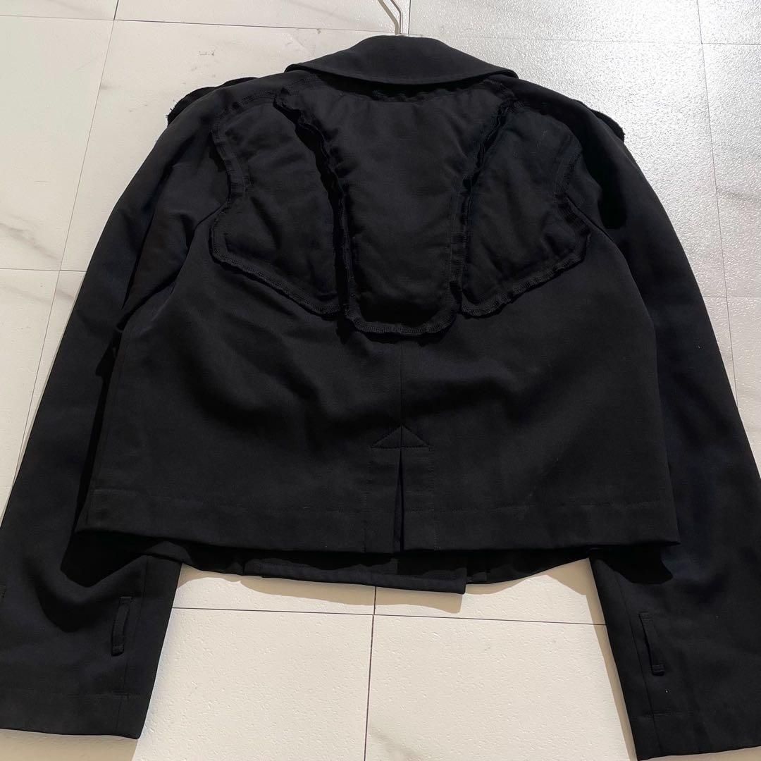 COMME des GARCONS short trench coat wool - メルカリ