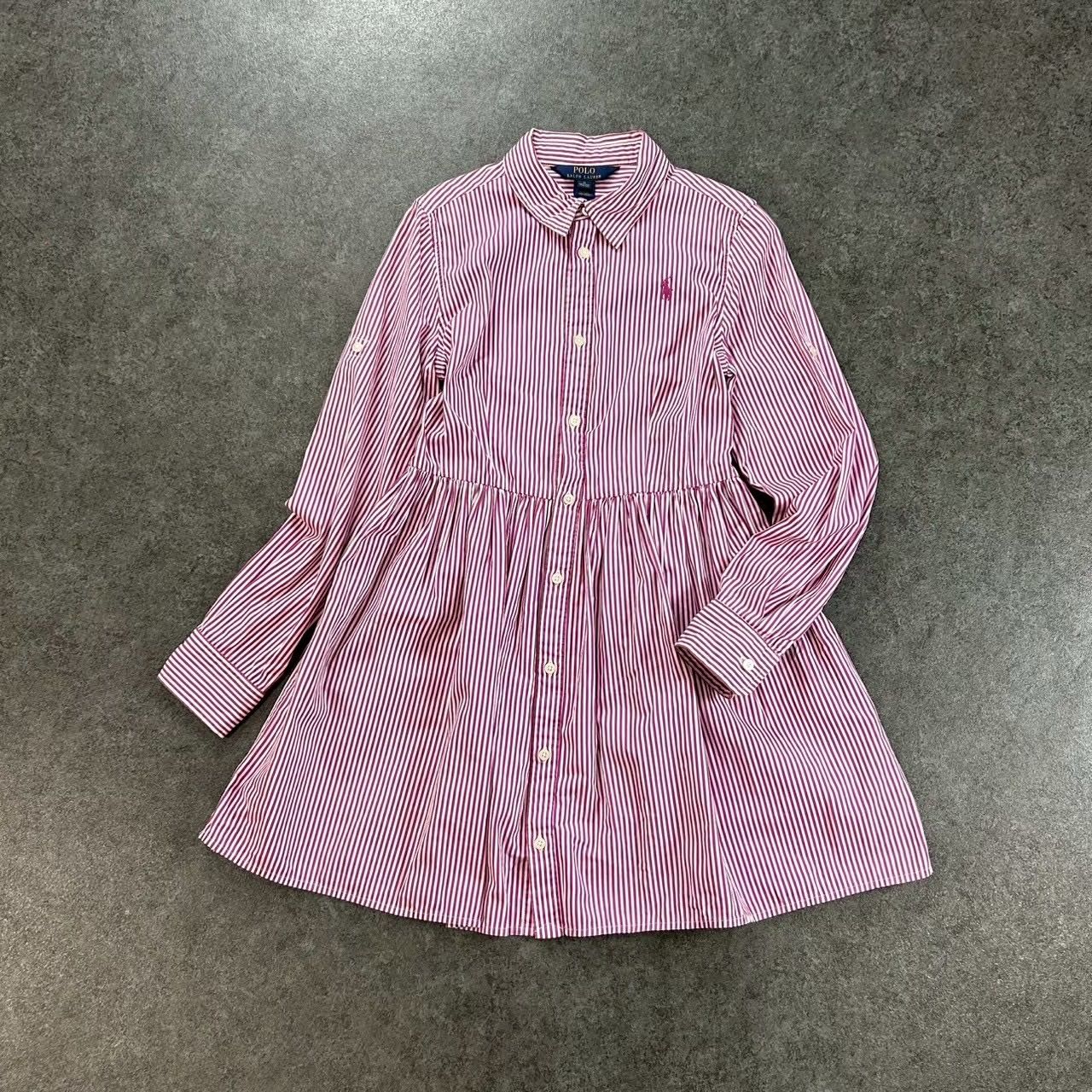 POLO RALPH LAUREN ポロラルフローレン 長袖 シャツワンピース