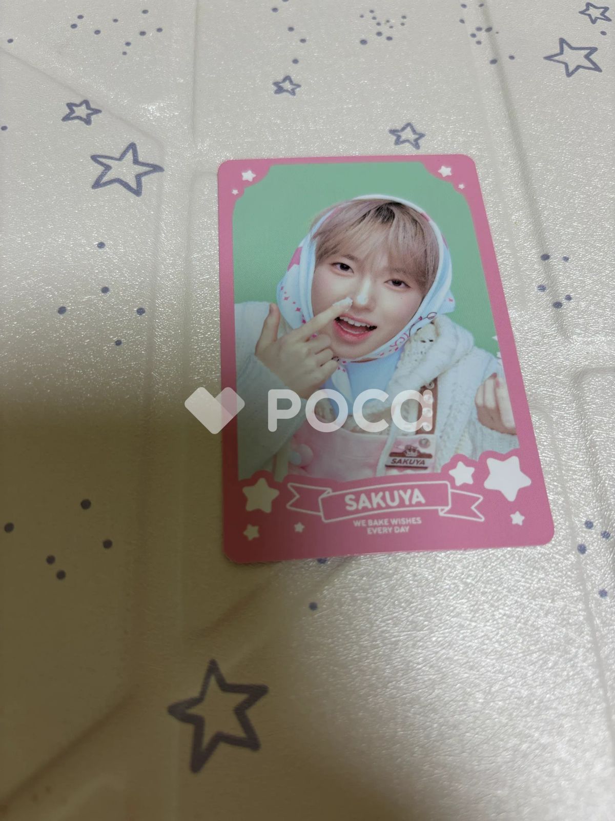 NCT サクヤ NCT WISH POP UP [WISH BAKERY] RANDOM PATISSIER CARD SET