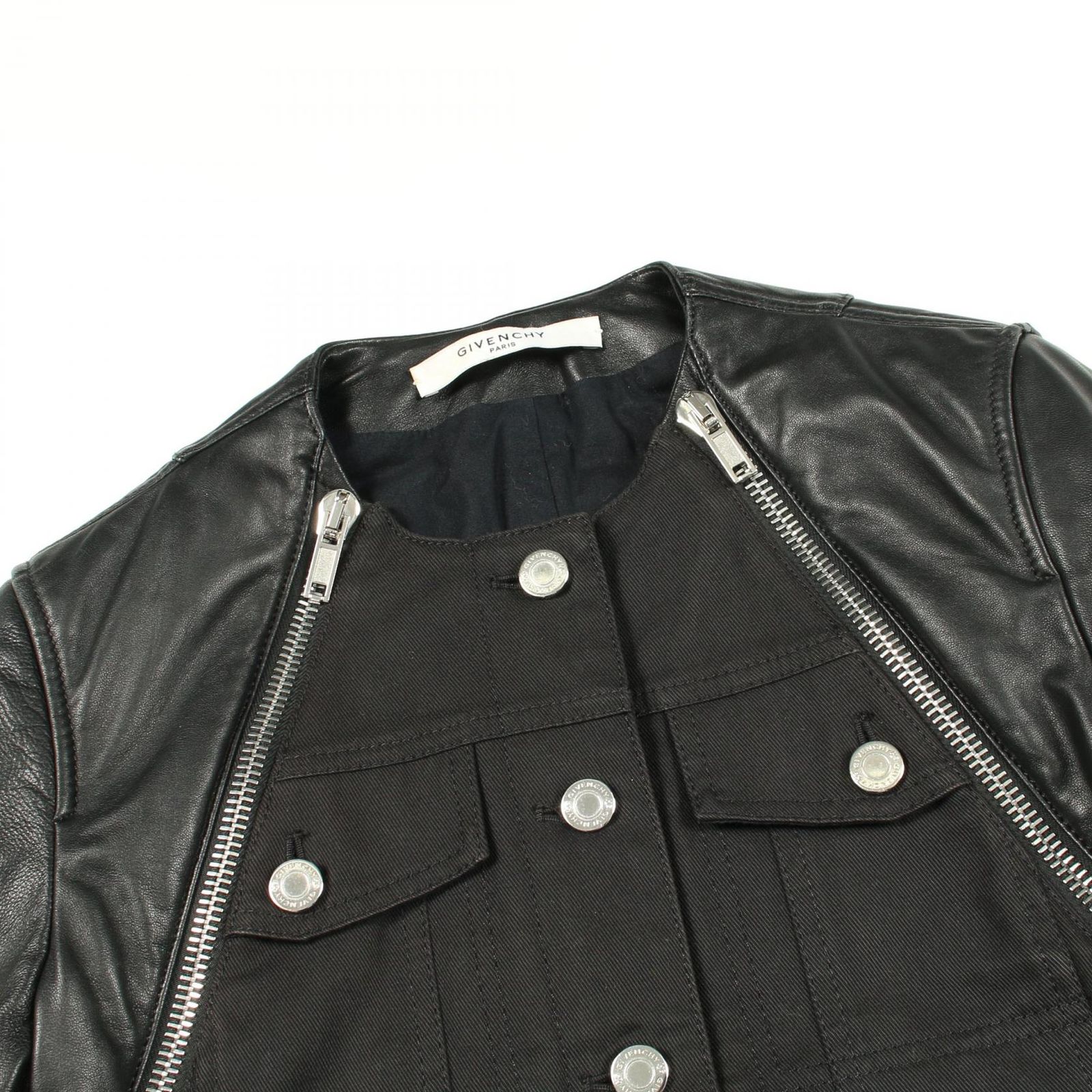 ジバンシィ GIVENCHY 革ジャン 14P 1513 600 ラムスキン（羊革 
