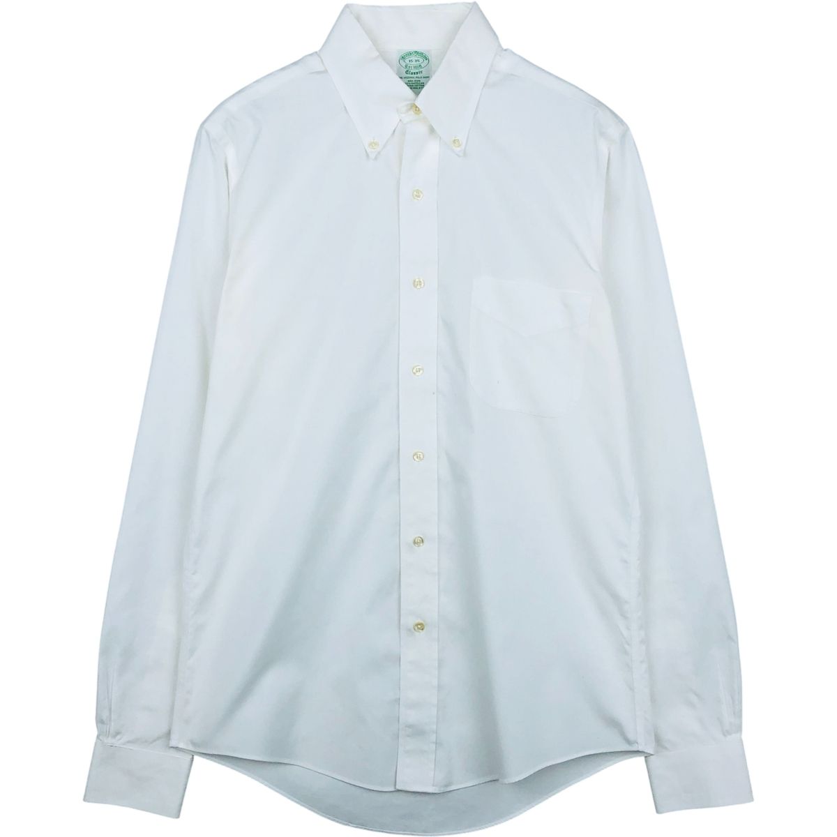古着 ブルックスブラザーズ Brooks Brothers Est.1818 Classic 長袖 ボタンダウンシャツ メンズM相当/eaa614726