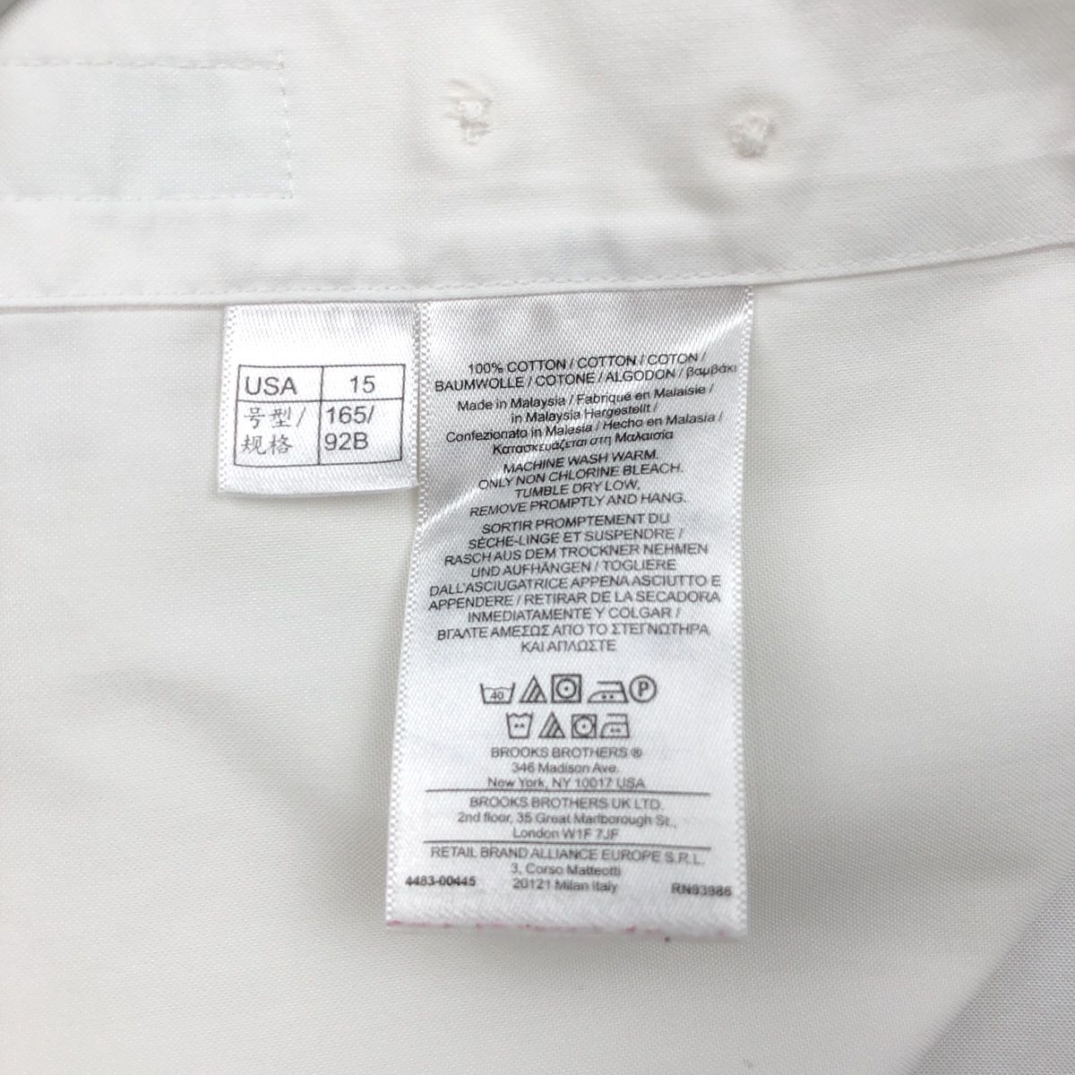 古着 ブルックスブラザーズ Brooks Brothers Est.1818 Classic 長袖 ボタンダウンシャツ メンズM相当/eaa614726